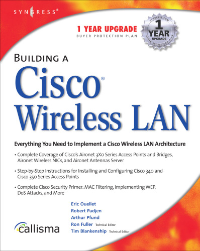 خرید و دانلود نسخه کامل کتاب Building a Cisco Wireless LAN