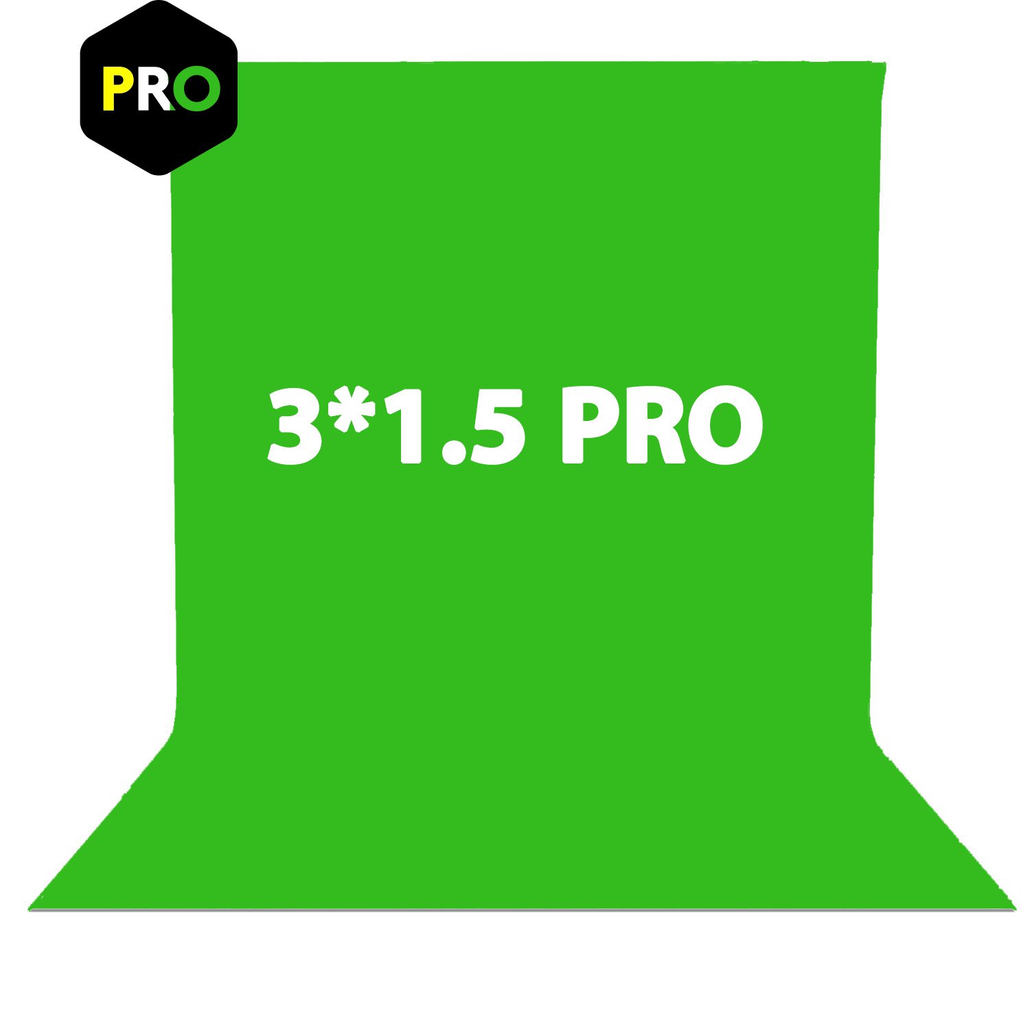 پرده کروماکی 1.5*3 مدل PRO