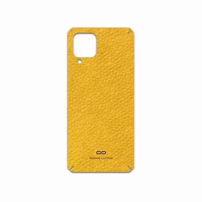 برچسب پوششی ماهوت مدل Mustard-Leather مناسب برای گوشی موبایل سامسونگ Galaxy M32