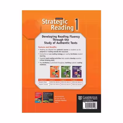 کتاب Strategic Reading1 Second Edition اثر Jack C. Richards انتشارات CAMBRIDGE
