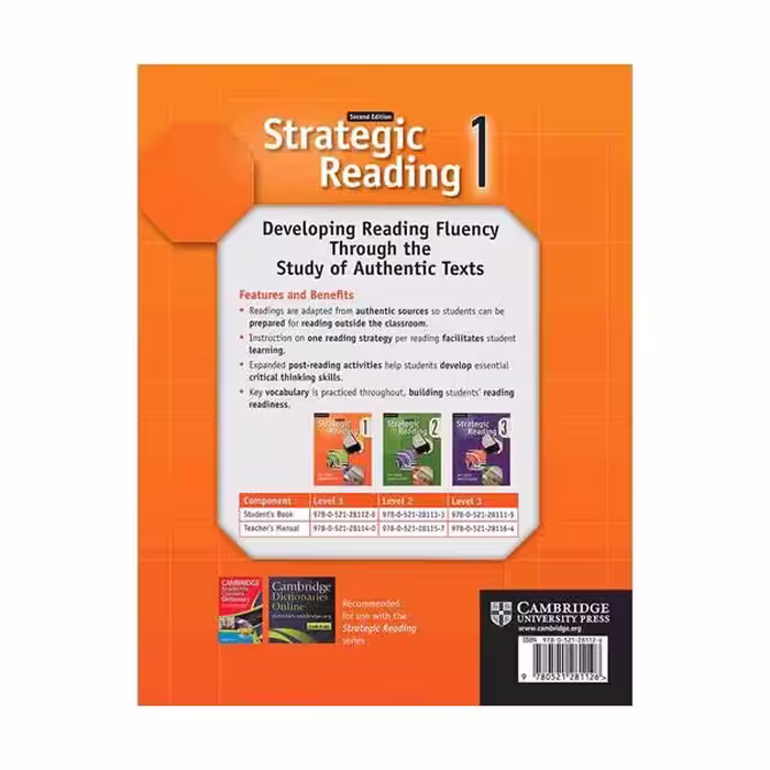 کتاب Strategic Reading1 Second Edition اثر Jack C. Richards انتشارات CAMBRIDGE