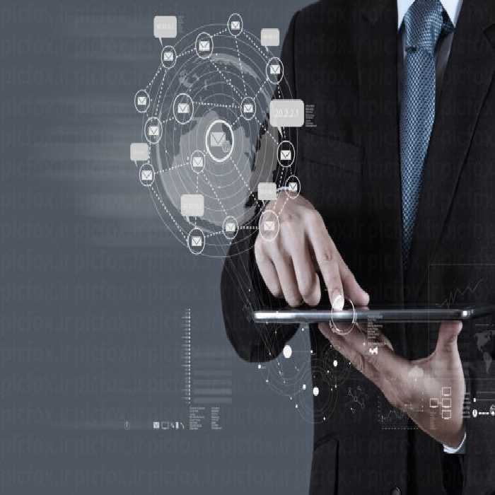 خرید و دانلود عکس Businessman working with a Cloud Computing کد 11288 | پیک فاکس | Pic Fox