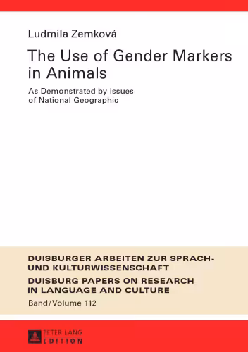 خرید و دانلود نسخه کامل کتاب The Use of Gender Markers in Animals