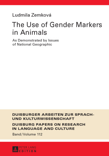 خرید و دانلود نسخه کامل کتاب The Use of Gender Markers in Animals