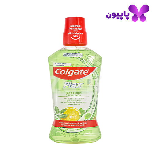 دهانشویه فاقد الکل پلکس کلگیت مدل لیمو و نعنا 500 میل