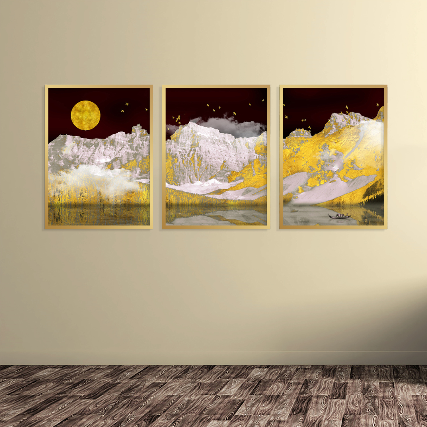 تابلو مدل Maha-KY307 مجموعه 3 عددی