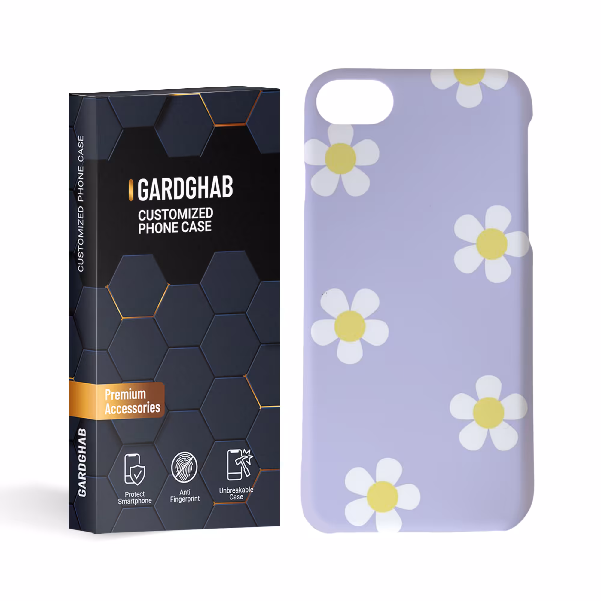  کاور گارد قاب مدل گل مناسب برای گوشی موبایل اپل iphone 7 / 8 / se2020