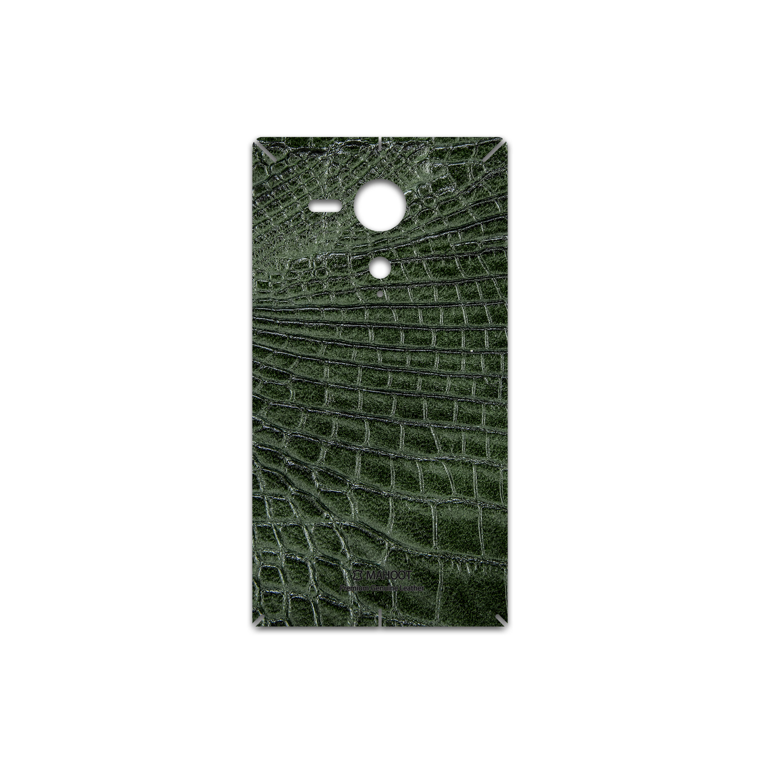 برچسب پوششی ماهوت مدل Green-Crocodile-Leather مناسب برای گوشی موبایل سونی Xperia SP