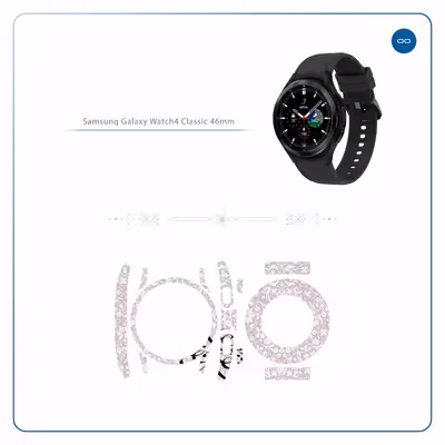 برچسب ماهوت طرح Nastaliq 2 مناسب برای ساعت هوشمند سامسونگ Watch4 Classic 46mm
