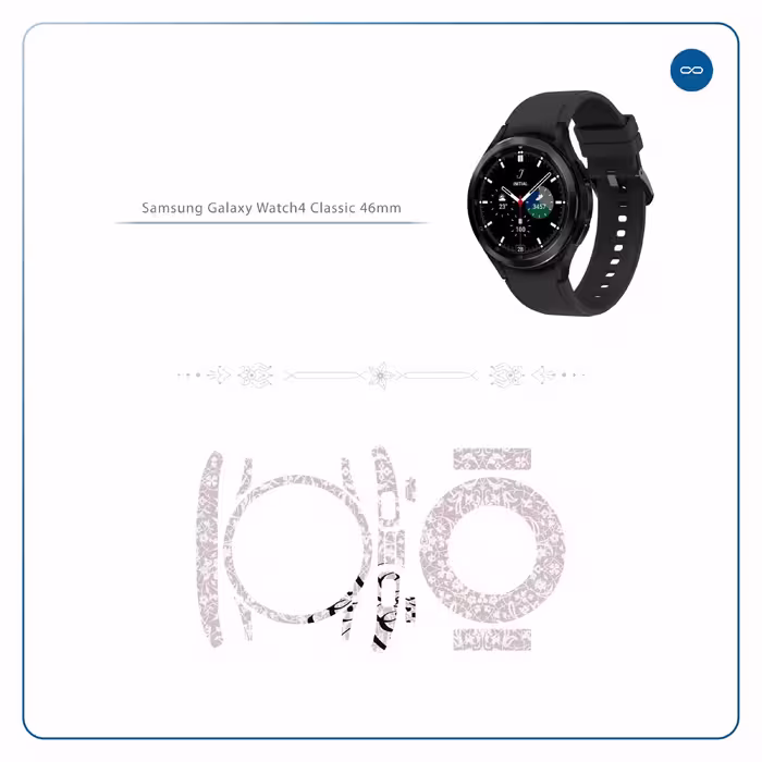 برچسب ماهوت طرح Nastaliq 2 مناسب برای ساعت هوشمند سامسونگ Watch4 Classic 46mm