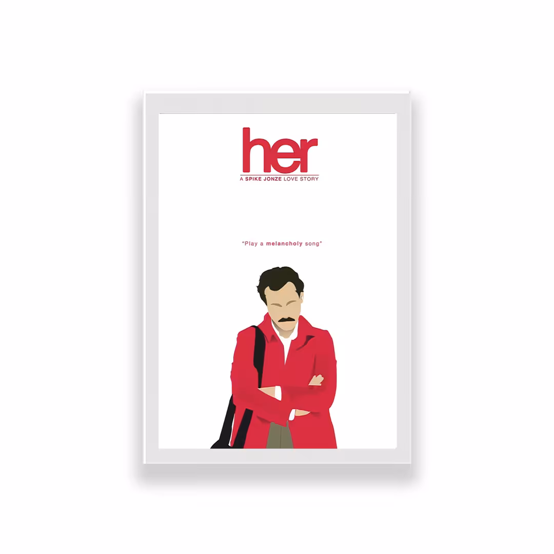 تابلو طرح فیلم her کد 01