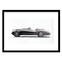 قیمت و خرید تابلو دکوراتیو مدل نقاشی خودرو کلاسیک کد 1691