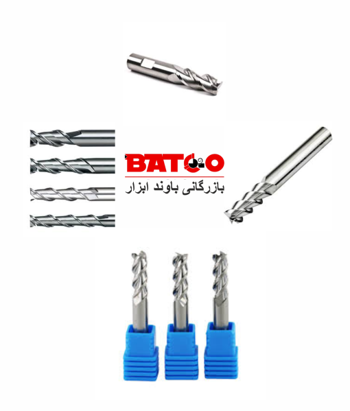 فرز آلومینیوم کارباید(الماس) قطر 14 (کد100*45*14*14) سه پر (چینی درجه1)