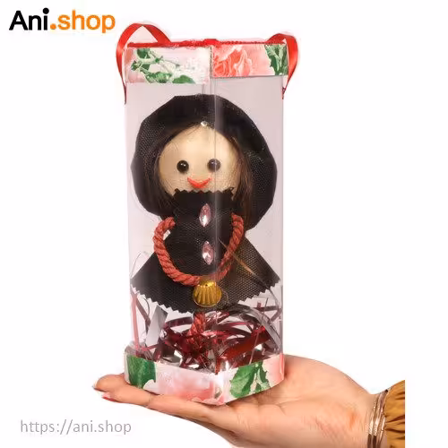 باکس طلقی طرح قلب عروسک رومی