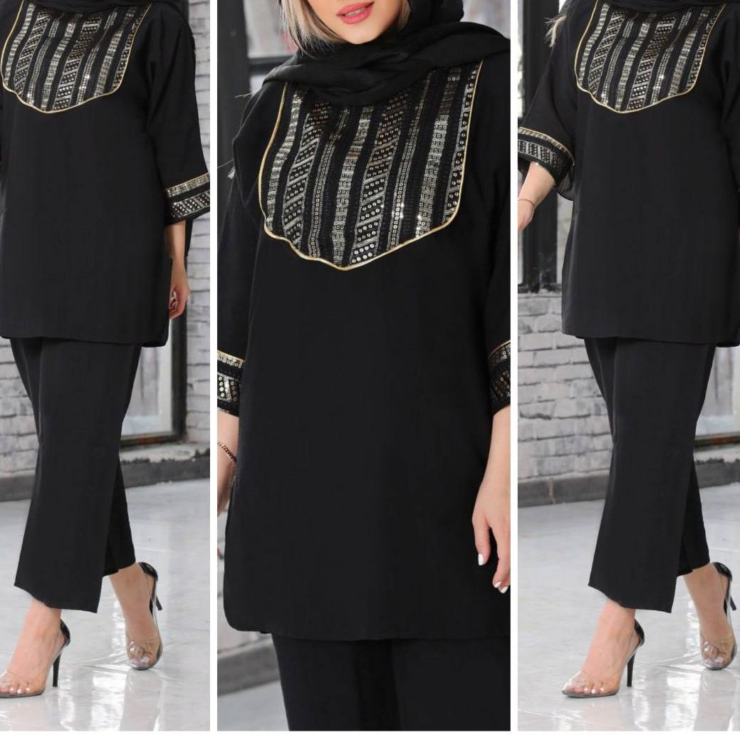 مانتو شلوار زنانه مجلسی زنانه