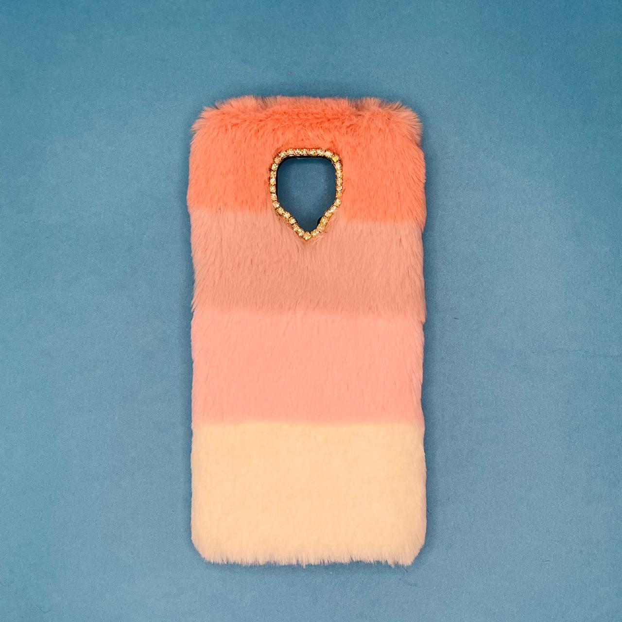 کاور مدل پشمالو طرح رنگین کمان مناسب برای گوشی موبایل شیائومی Redmi Note 9s / Note 9 Pro