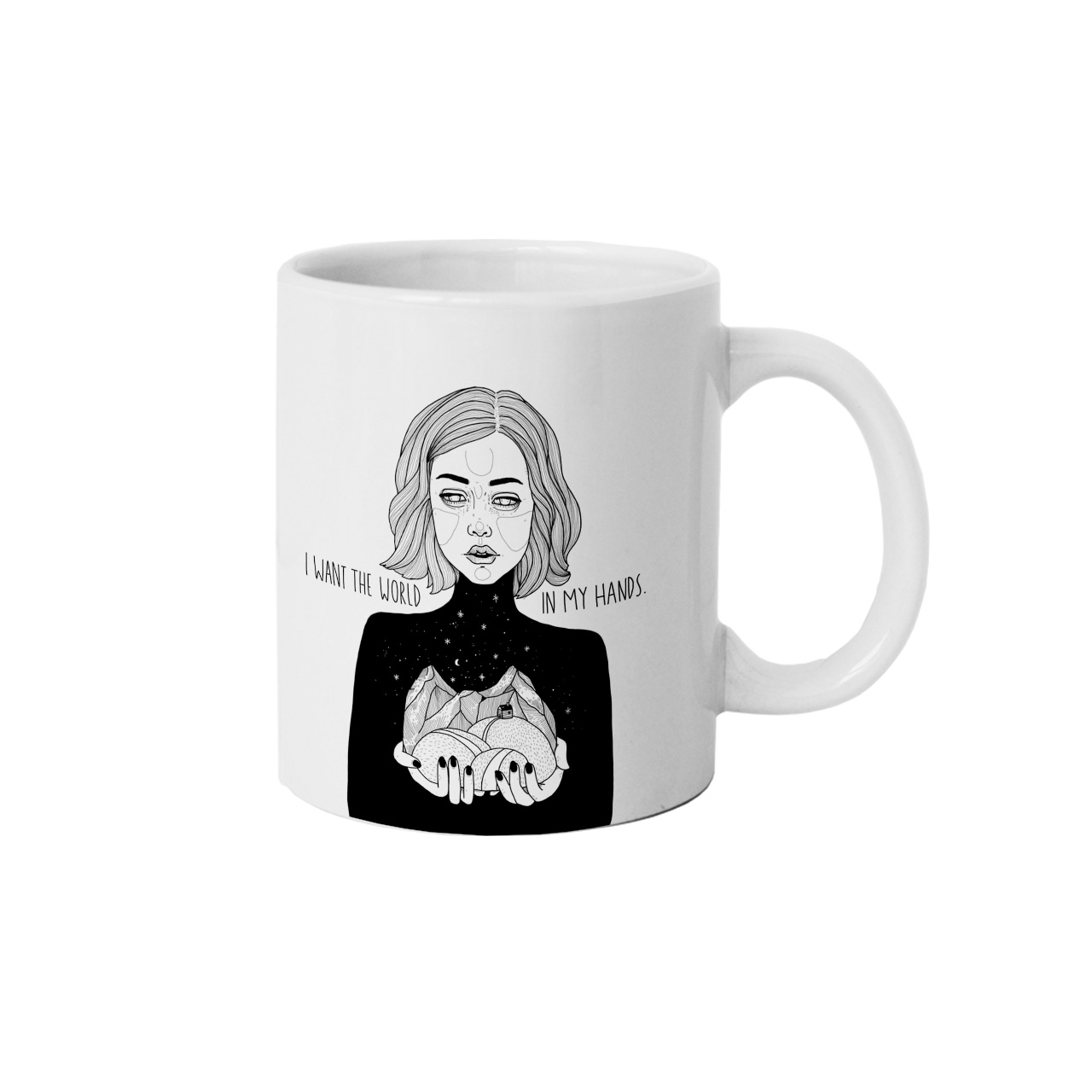 ماگ طرح دخترانه مدل M1303