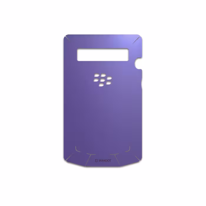 برچسب پوششی ماهوت مدل Matte-BlueBerry مناسب برای گوشی موبایل بلک بری Porsche Design P9981