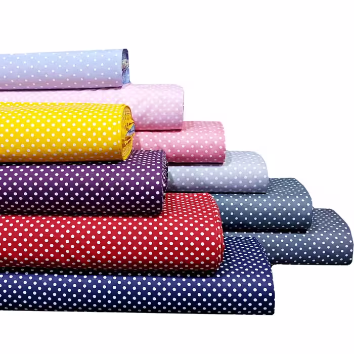 ملحفه مدل روانداز طرح خال خال یک نفره سایز 140×200 سانتی متر 