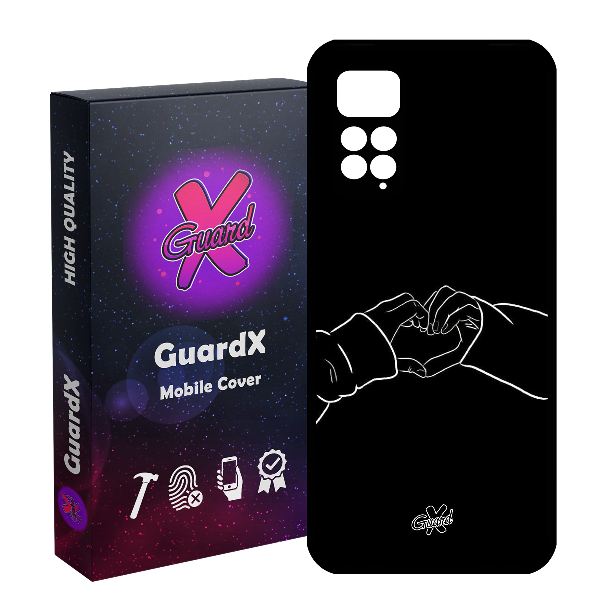 کاور گارد ایکس طرح Love مدل Glass10517 مناسب برای گوشی موبایل شیائومی Redmi Note 11 Pro 4G/5G