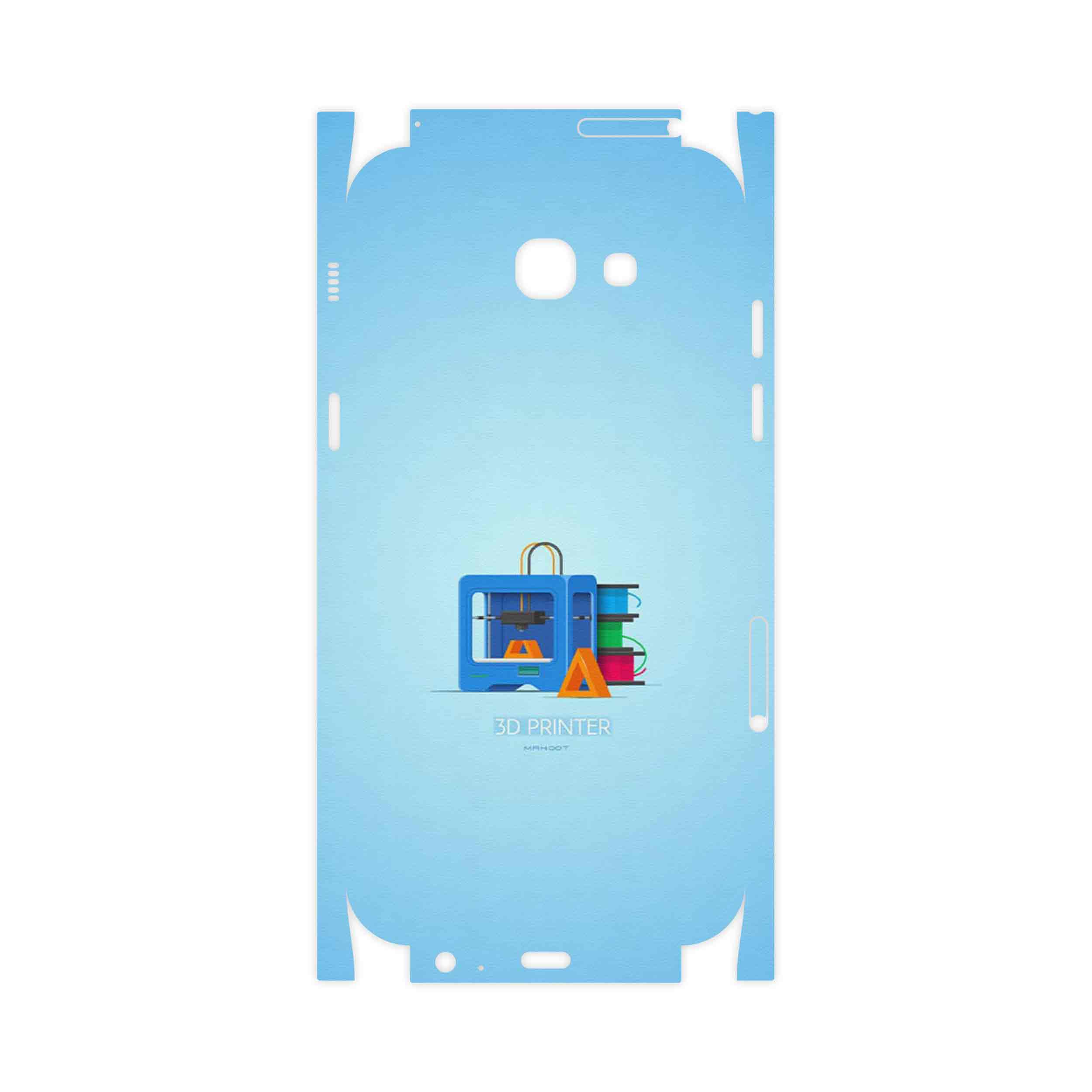 برچسب پوششی ماهوت مدل 3D Printer-FullSkin مناسب برای گوشی موبایل سامسونگ Galaxy A7 2017