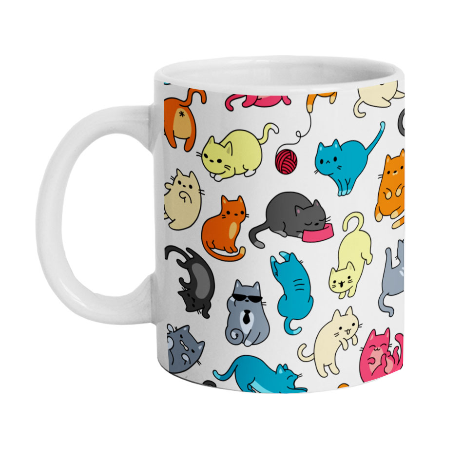 ماگ دارلی طرح گربه فانتزی مدل MG1522