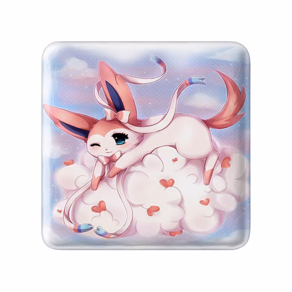 پیکسل خندالو مدل سیلوئون انیمه پوکمون کد 17337