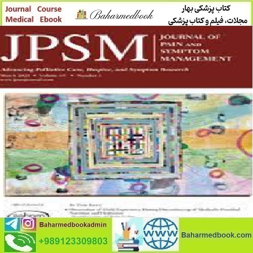 Journal of Pain and Symptom Management Volume 65 Issue 3 2