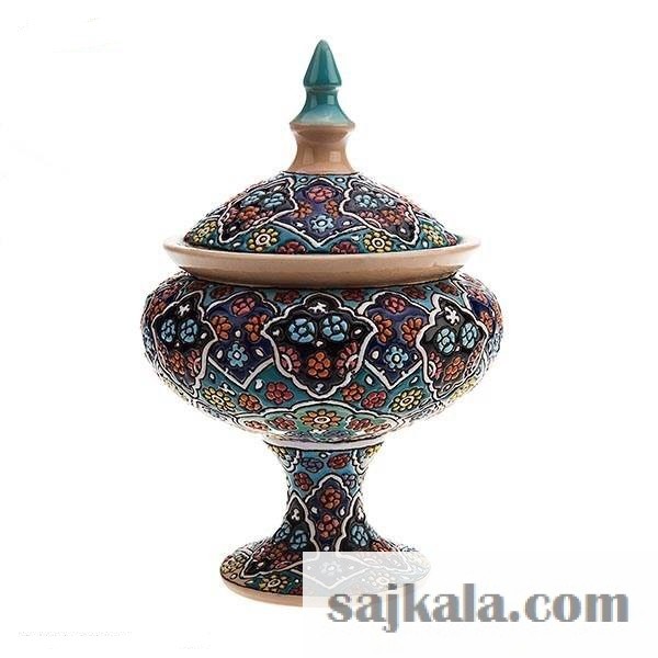 شکلات خوری سفالی میناکاری