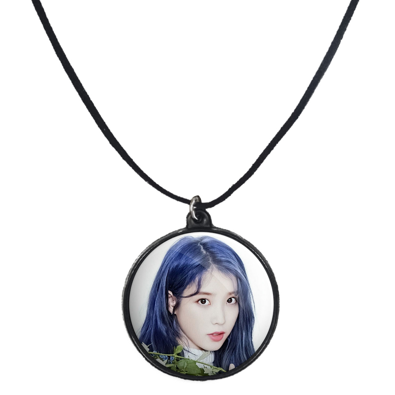 گردنبند پرمانه طرح IU کد pmb.35976مدل دو طرفه