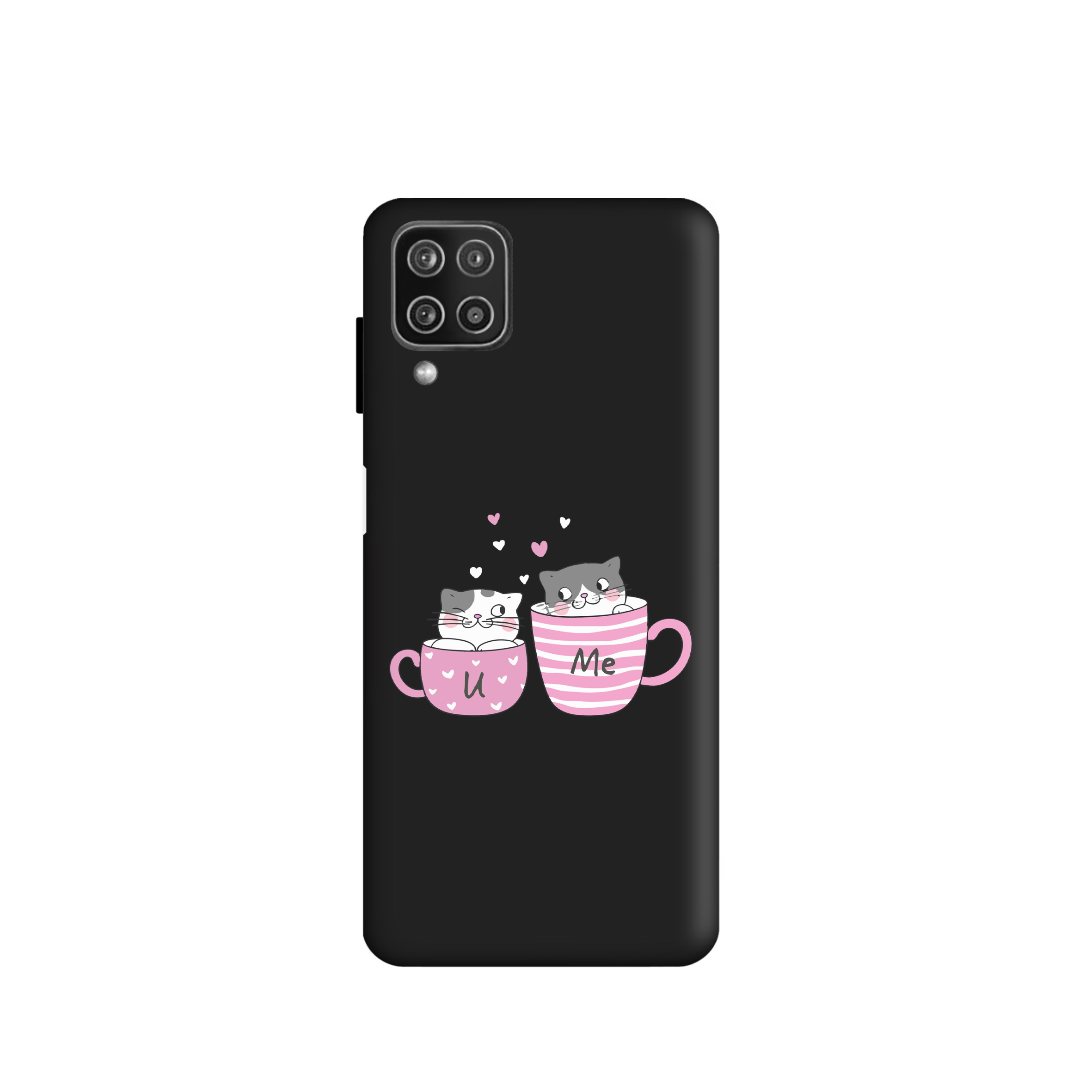 کاور طرح گربه فنجون کد s045 مناسب برای گوشی موبایل سامسونگ Galaxy A12 / M12 