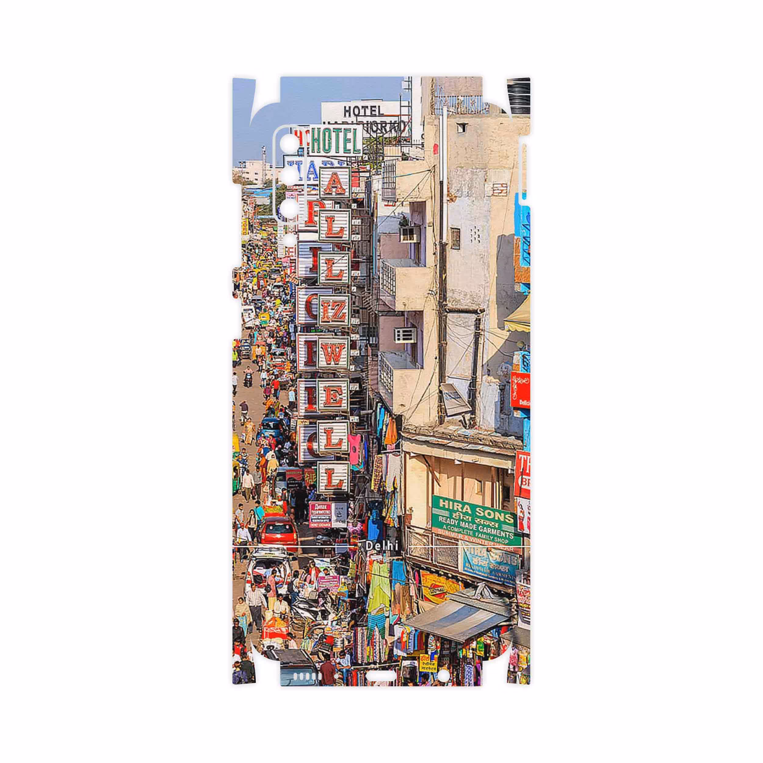 برچسب پوششی ماهوت مدل City of Delhi-FullSkin مناسب برای گوشی موبایل سامسونگ Galaxy A50