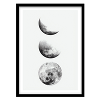 قیمت و خرید تابلو دکوراتیو مدل نقاشی گرافیکی ماه کد 0162