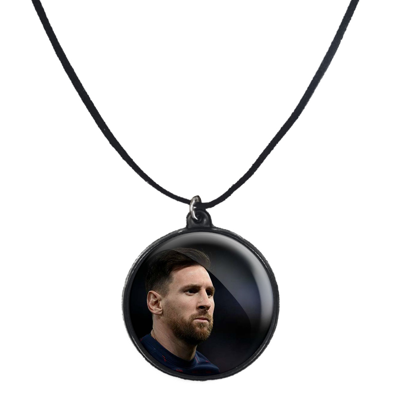 گردنبند پرمانه طرح مسی کد pmb.8867 مدل دو طرفه