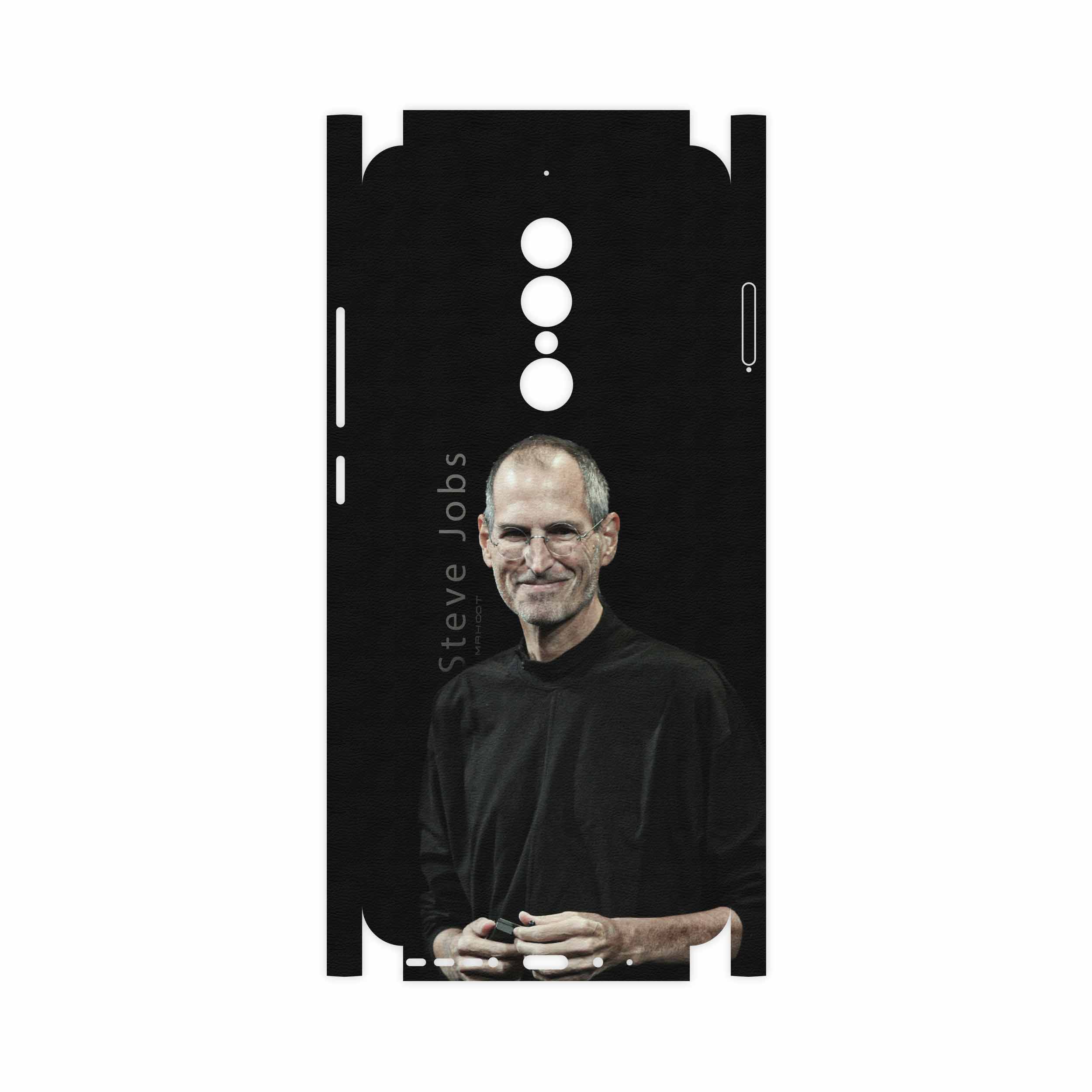 برچسب پوششی ماهوت مدل Steve Jobs-FullSkin مناسب برای گوشی موبایل جی ال ایکس Shahin