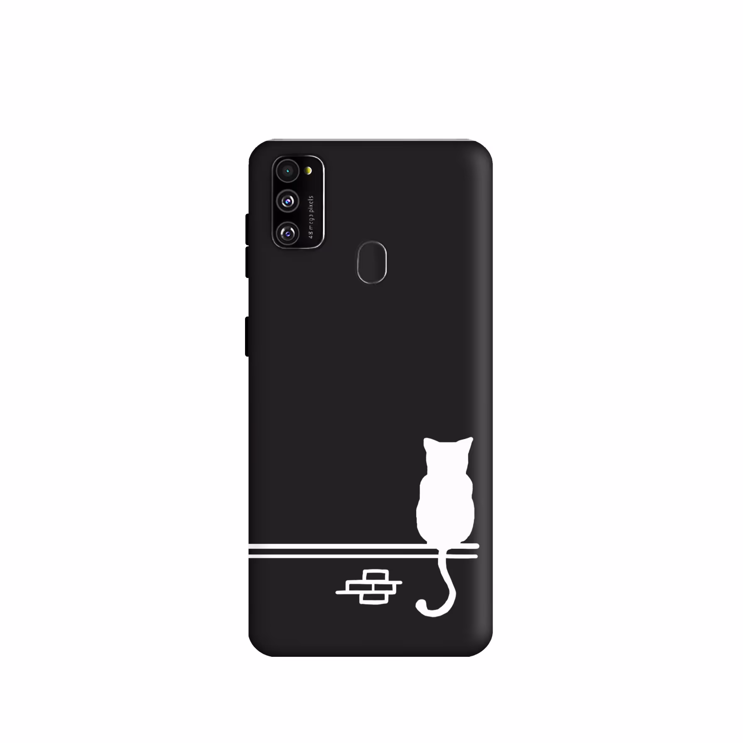 کاور طرح گربه مینیمال کد y3726 مناسب برای گوشی موبایل سامسونگ Galaxy M30s / m21