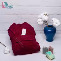 حوله تن پوش البروس رنگ زرشکی