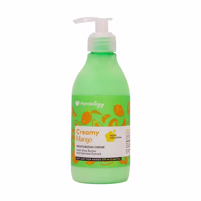 هندولوژی کرم پمپی آبرسان پوست 375 میل CREAMY MANGO سبز