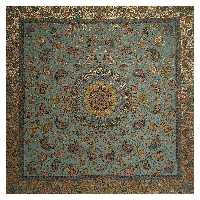 رومیزی ترمه مدل شقایق کد TRM116