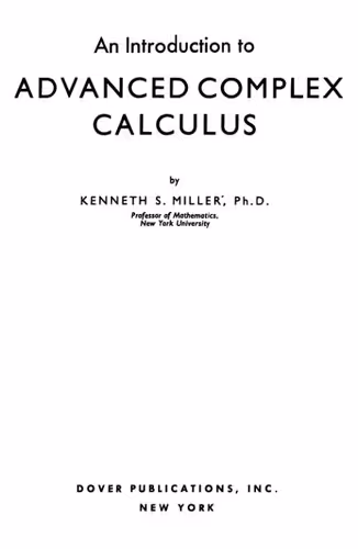 خرید و دانلود نسخه کامل کتاب Introduction to advanced complex calculus