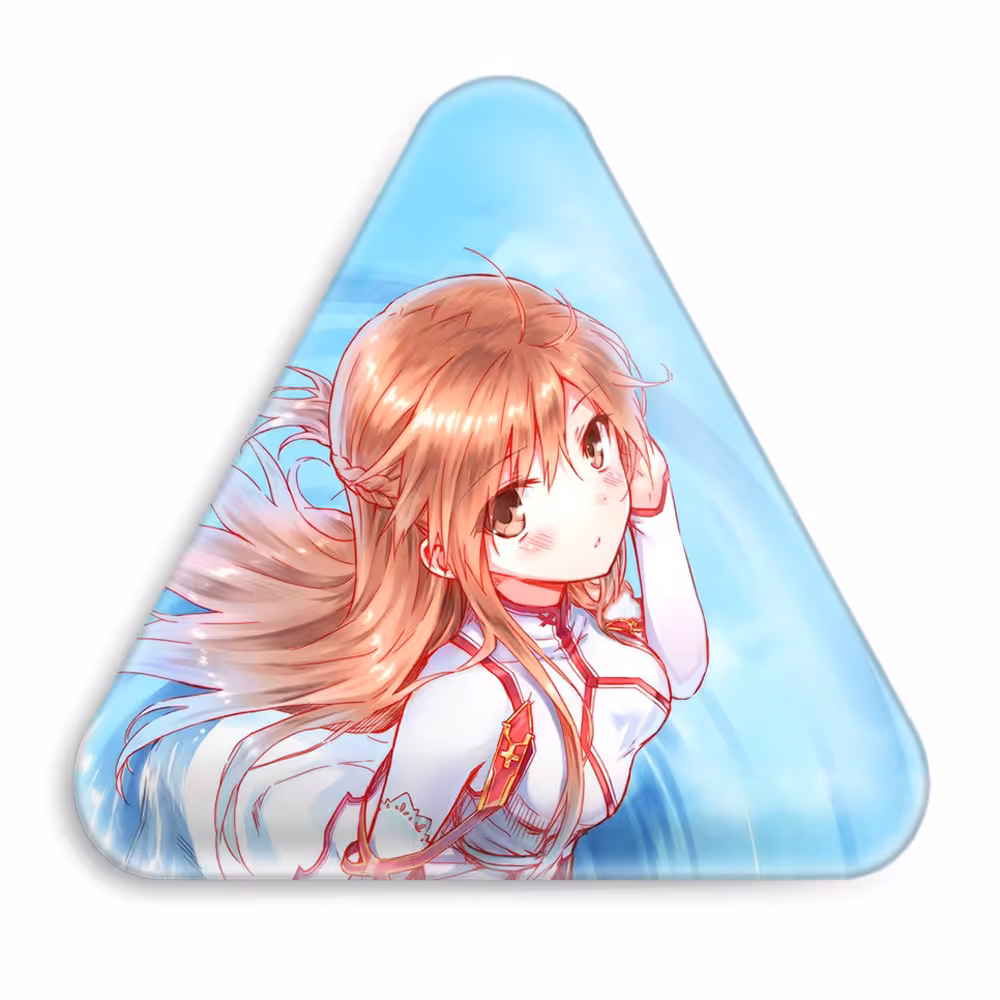 پیکسل خندالو طرح آسونا انیمه هنر شمشیر زنی آنلاین مدل مثلثی کد 12071