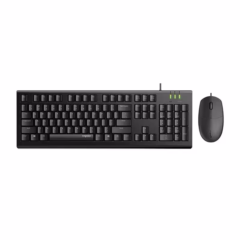 کیبورد و ماوس سیم دار رپو مدل X125S