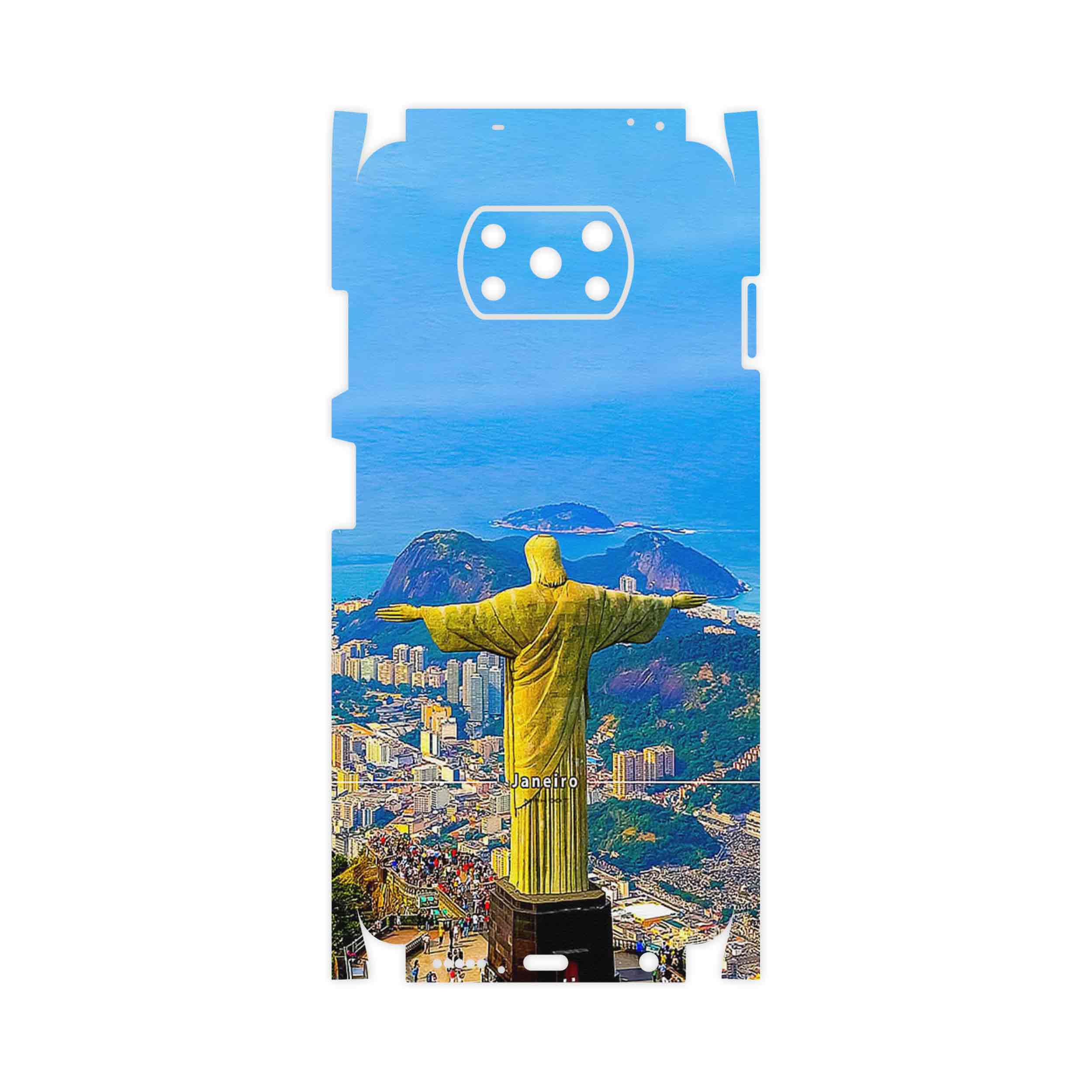 برچسب پوششی ماهوت مدل City of Rio de Janeiro-FullSkin مناسب برای گوشی موبایل شیائومی Poco X3 Pro