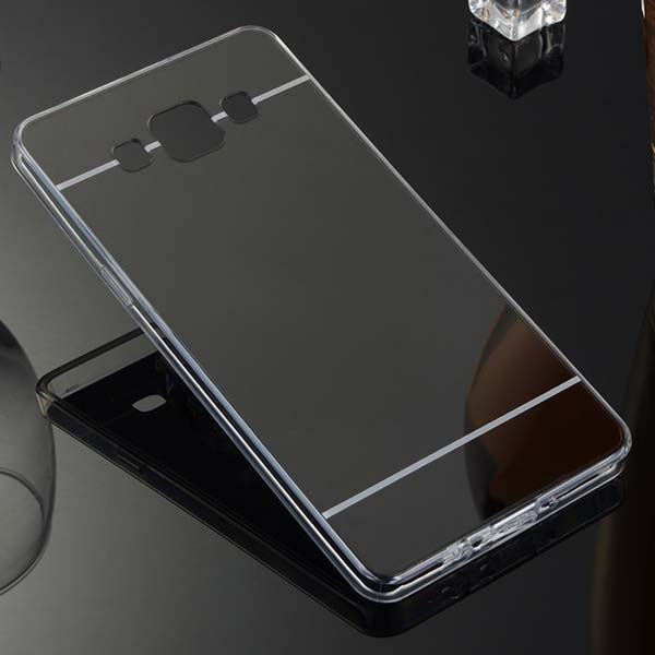 قاب آینه‌ای دور ژله‌ای موبایل سامسونگ J7 2016