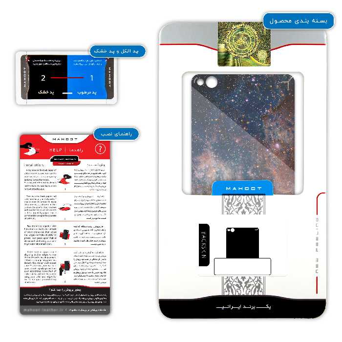 برچسب پوششی ماهوت مدل Universe-by-NASA-6 مناسب برای گوشی موبایل شیائومی Redmi 3