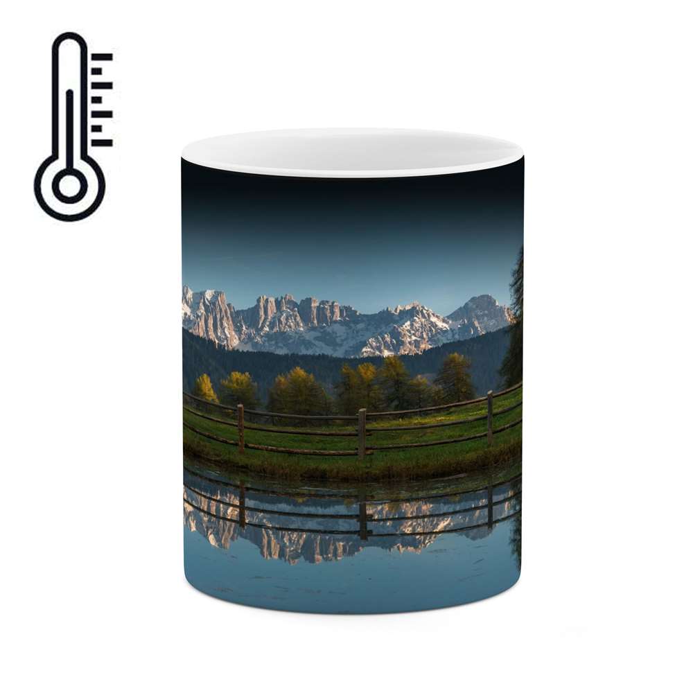 ماگ حرارتی کاکتی طرح منظره مدل mgh16778