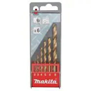 مجموعه 6 عددی مته فلز ماکیتا  مدل D44183