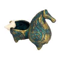 گلدان طرح اسب و پرنده کد 21