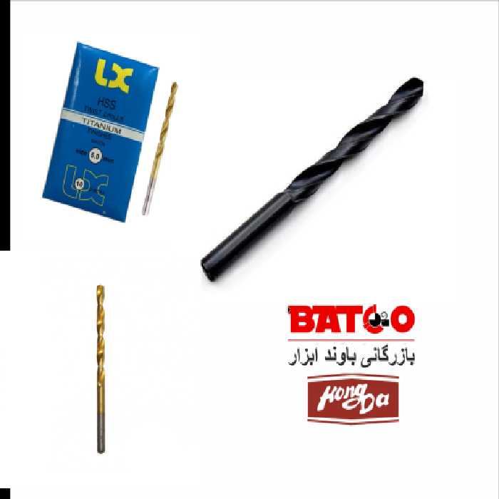 مته کنیک 80 سیاه HSS  ال ایکس LX چینی درجه یک