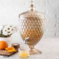 کلمن شیشه ای شامپاینی 5.5 لیتر پاشاسازه مدل رین کد 43081
